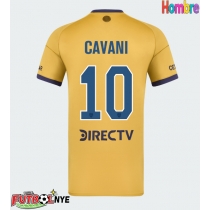 Camiseta Boca Juniors Edinson Cavani #10 Visitante Equipación 2025-26 manga corta